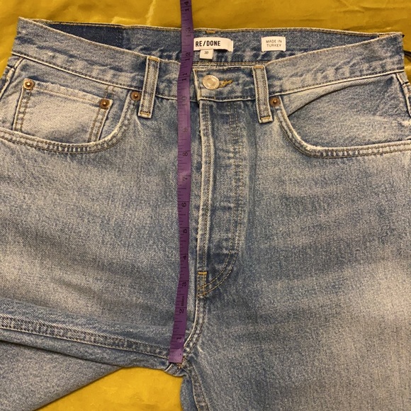 Re/Done 70s Stove Pipe Jeans size 30 - Picture 5 of 6